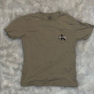 Calvin Klein Kids' Olive Short Sleeve Tee